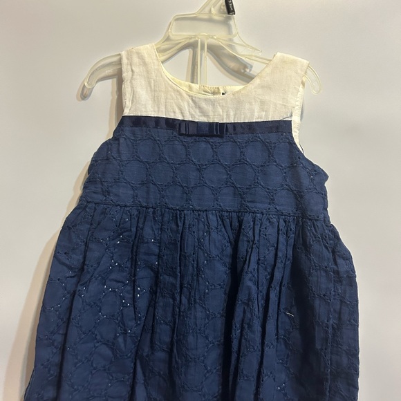 Navy blue and white dress has been wore no time - Picture 2 of 4